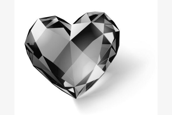 Download Diamond Heart Shape Jewel. - Diamond heart shape Collection