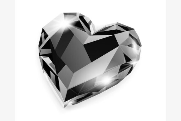 Download Diamond Heart Shape. - Diamond heart shape Collection
