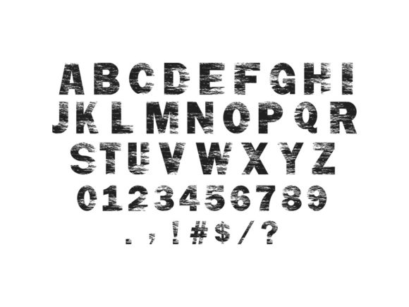 Download Grunge Alphabet - Distressed Font - Premium Resources