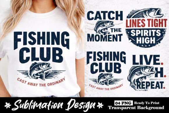 Download Fishing Club Cast Away the Ordinary Typo - Typo Collection