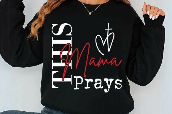 Download This Mama Prays SVG Christian Mom Life - Christian mom Collection