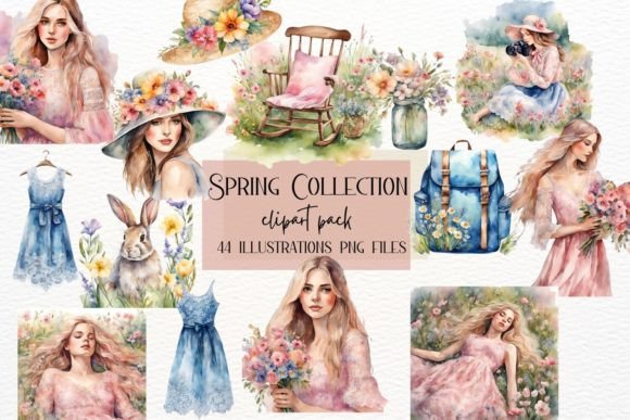 Download Spring Girls, Spring Collection, Easter - Spring girls Collection