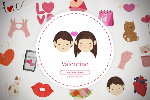 Download Valentine Watercolor Illustration - Premium Resources